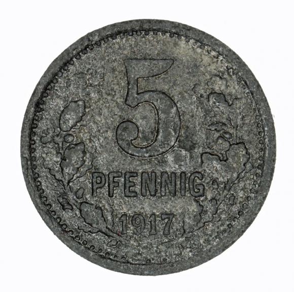 5 fenigów 1917 Iserlohn Westfalia (1)