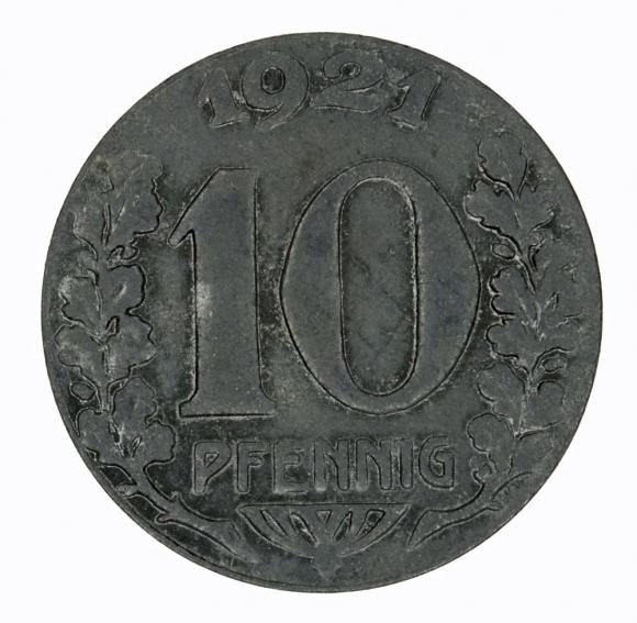 10 fenigów 1921 Thale Saksonia (1)
