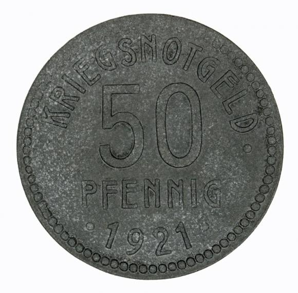 50 fenigów 1921 Thale Saksonia (1)