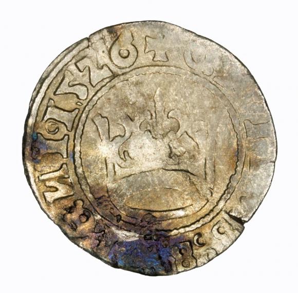 Półgrosz 1526 Ludwik I Jagiellończyk Świdnica (1)