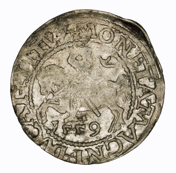 Półgrosz 1559 Zygmunt II August Wilno (1)