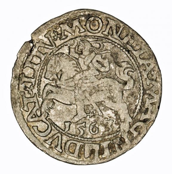 Półgrosz 1563 Zygmunt II August Wilno (1)