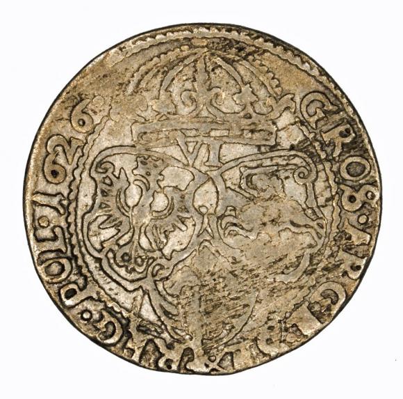 Szóstak 1626 Zygmunt III Waza Kraków (2)