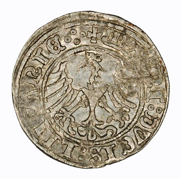 Półgrosz 1509 Zygmunt I Stary Wilno (2)