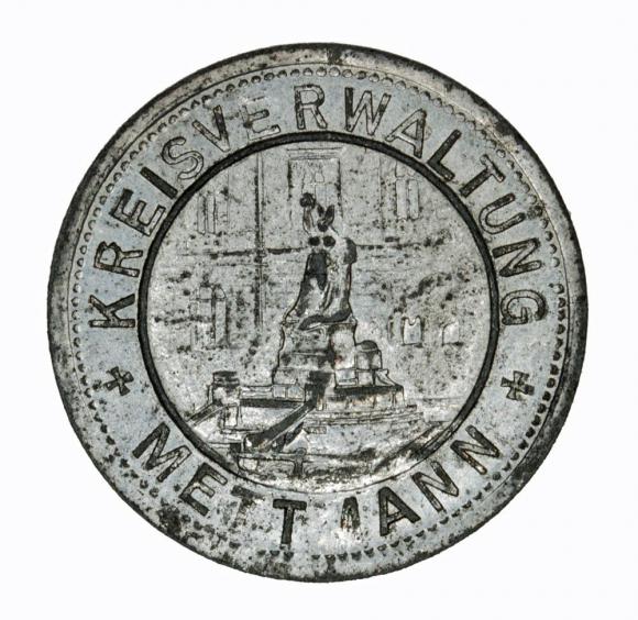 5 fenigów 1917 Mettmann Nadrenia (2)