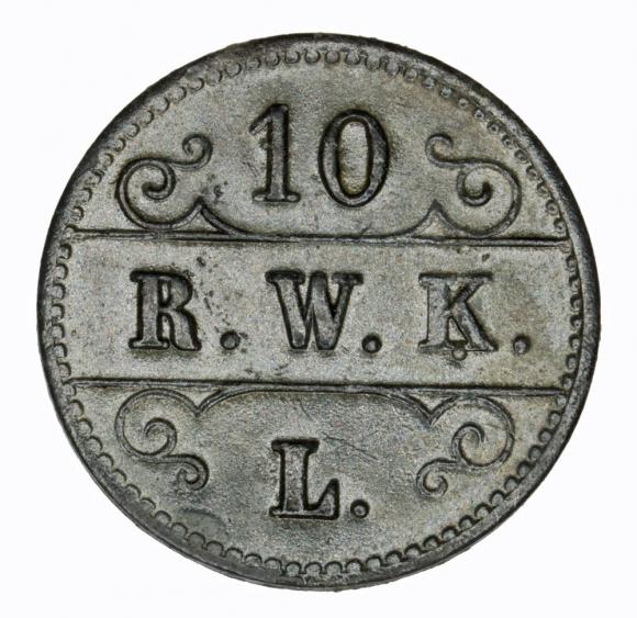 10 fenigów Letmathe żeton obozowy I wojna światowa (2)