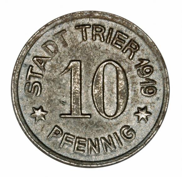 10 fenigów 1919 Trier Nadrenia (1)