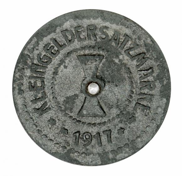 5 fenigów 1917 Muhlhausen Saksonia (2)