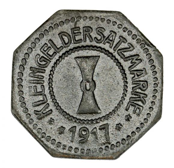 10 fenigów 1917 Muhlhausen Saksonia (2)