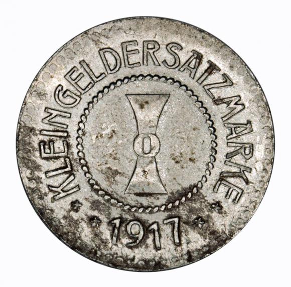 10 fenigów 1917 Muhlhausen Saksonia (2)