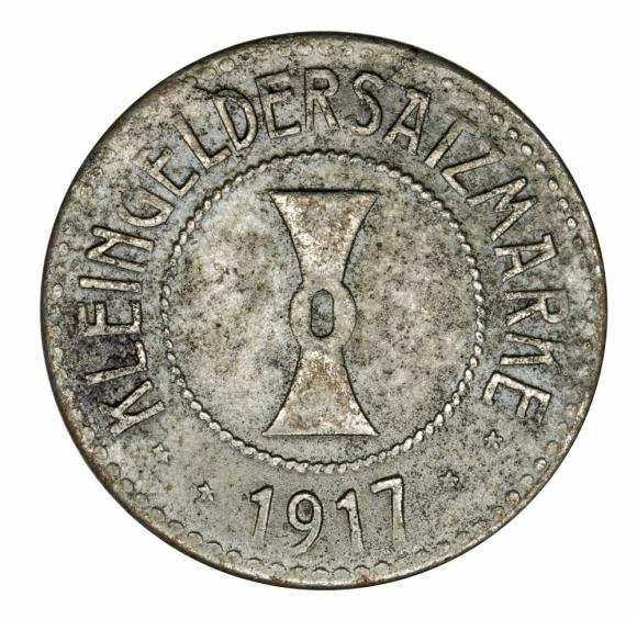 50 fenigów 1917 Muhlhausen Saksonia (2)