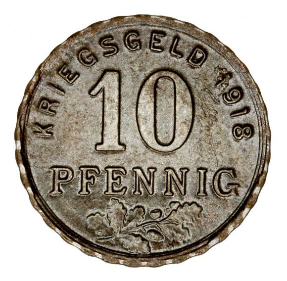 10 fenigów 1918 Bochum Westfalia (1)