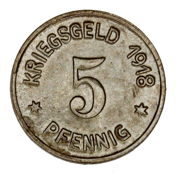 5 fenigów 1918 Siegen Westfalia (1)