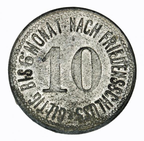 10 fenigów 1917 Oberammergau Bawaria (1)