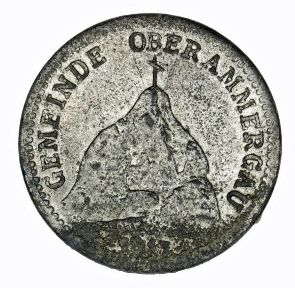 10 fenigów 1917 Oberammergau Bawaria (2)
