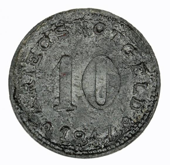10 fenigów 1917 Burg auf Fehmarn Szlezwik - Holsztyn (1)