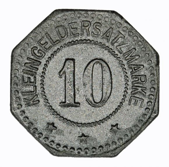 10 fenigów 1917 Sangerhausen Saksonia (1)