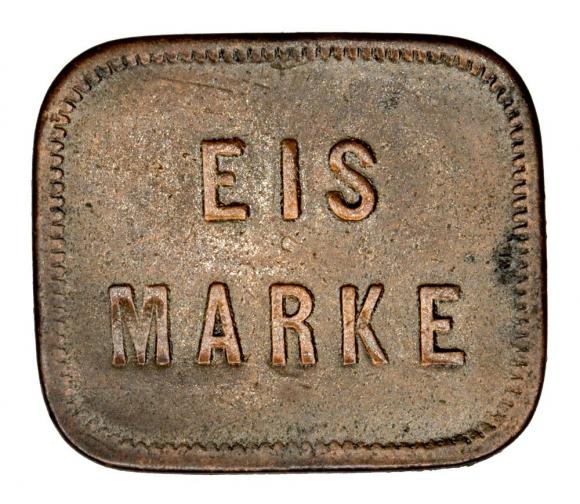 Żeton eis marke browar zamkowy M. Friedlander Opole (1)