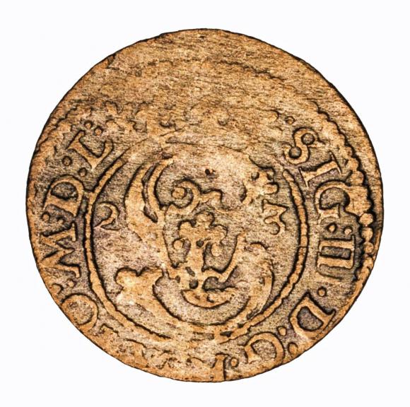 Szeląg 1623 Zygmunt III Waza Wilno (1)