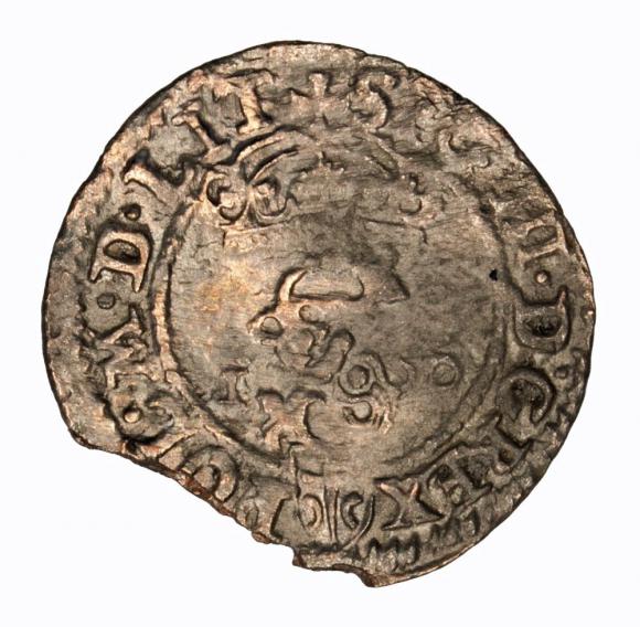 Szeląg 1589 Zygmunt III Waza Olkusz (1)