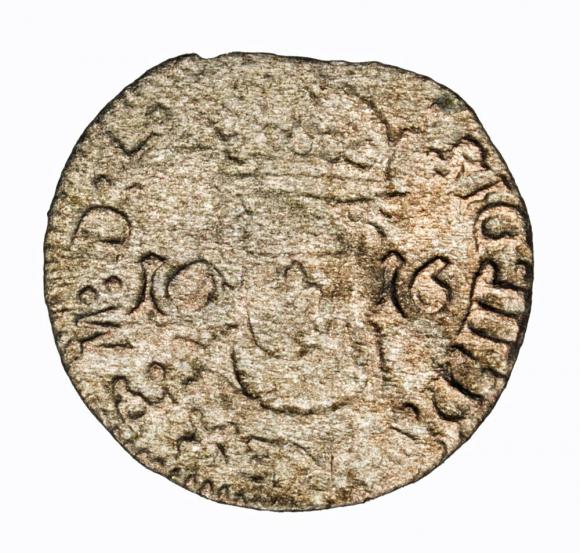 Szeląg 1616 Zygmunt III Waza Wilno (1)