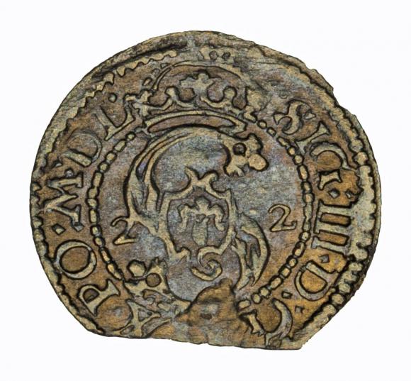 Szeląg 1622 Zygmunt III Waza Wilno (1)