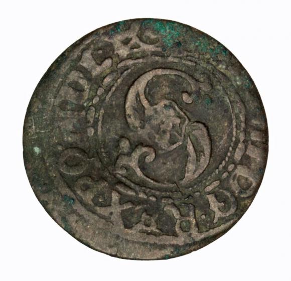 Szeląg 1620 Zygmunt III Waza Ryga (1)