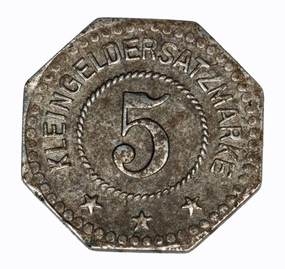5 fenigów 1917 Torgau Saksonia (1)