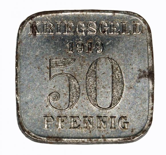 50 fenigów 1919 Mulheim a.d. Ruhr Nadrenia (1)