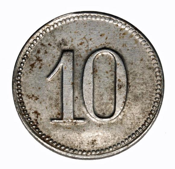 10 fenigów 1921 Scheinfeld Bawaria (2)