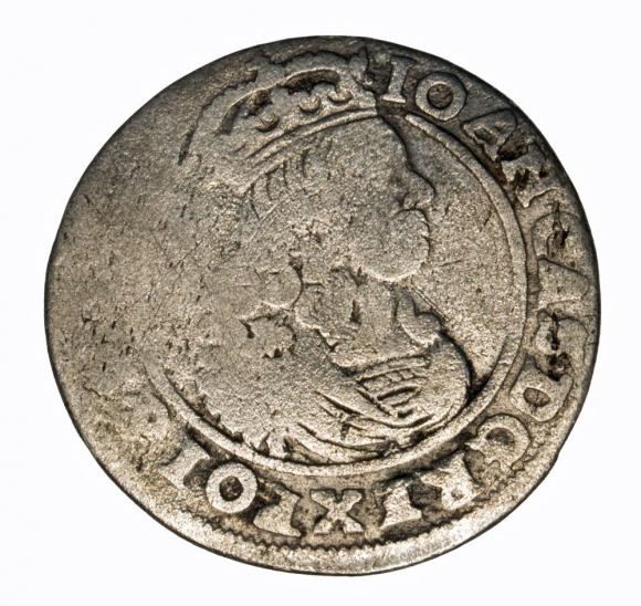 Szóstak 1663 Jan Kazimierz Kraków (1)