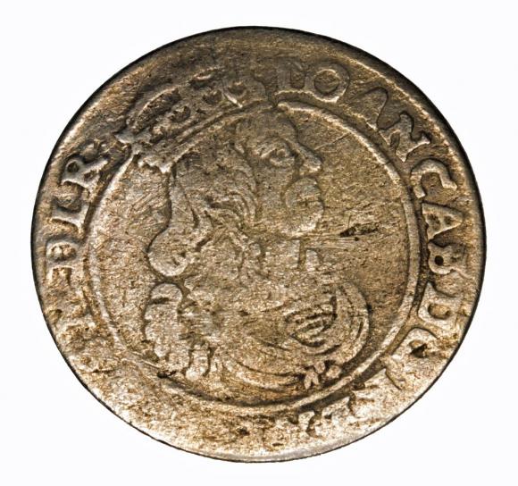 Szóstak 1663 Jan Kazimierz Kraków (1)