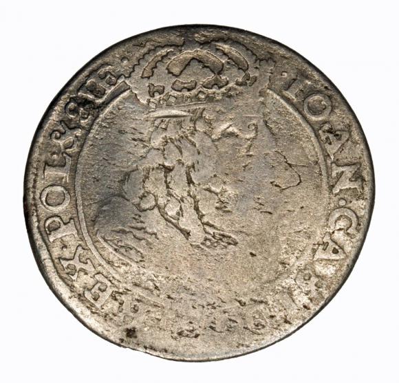 Szóstak 1667 Jan Kazimierz Bydgoszcz (1)