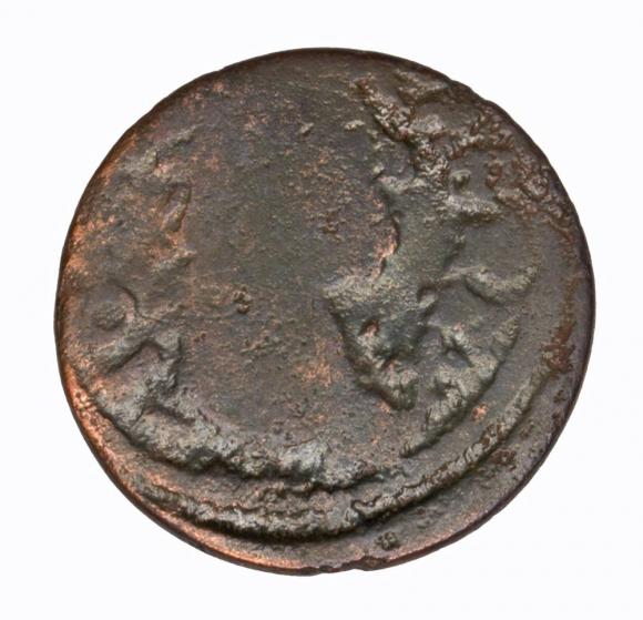 Szeląg 1664 Jan Kazimierz Kraków (1)