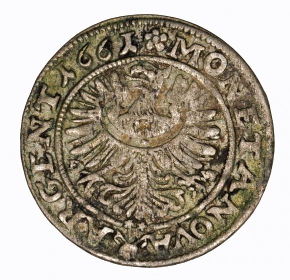 3 krajcary 1661 Jerzy III Brzeski Księstwo Brzesko Legnicko Wołowskie Brzeg (2)
