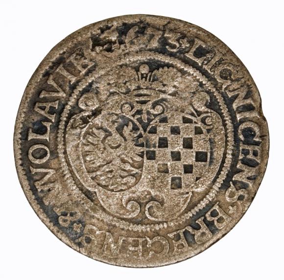 6 krajcarów 1673 Ludwika Anhalcka Księstwo Brzesko Legnicko Wołowskie Brzeg (1)