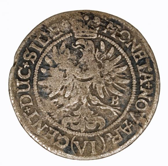 6 krajcarów 1673 Ludwika Anhalcka Księstwo Brzesko Legnicko Wołowskie Brzeg (2)