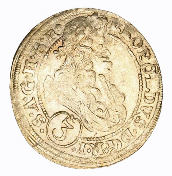 3 krajcary 1696 Leopold I Habsburg Brzeg (1)