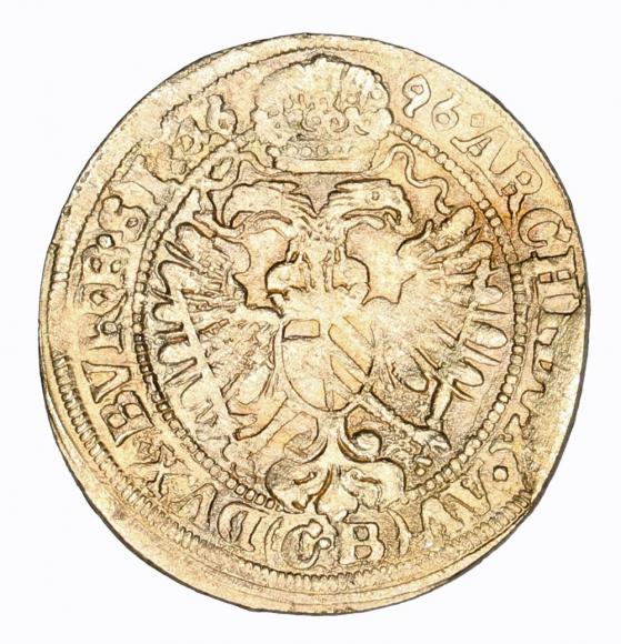 3 krajcary 1696 Leopold I Habsburg Brzeg (2)