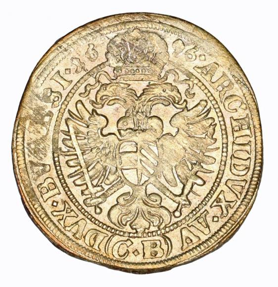 3 krajcary 1696 Leopold I Habsburg Brzeg (2)