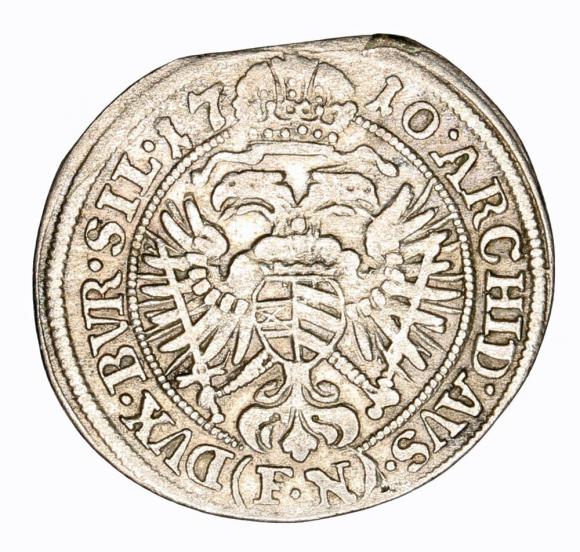 3 krajcary 1710 Józef I Habsburg Wrocław (2)