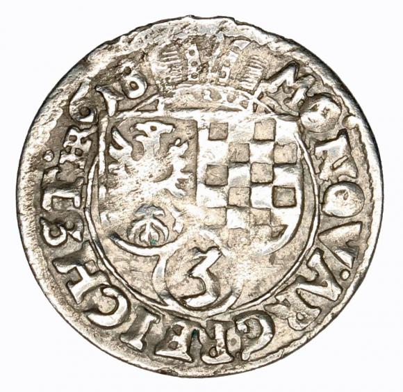 3 krajcary 1618 Jan Krystian Jerzy Rudolf Księstwo Brzesko Legnicko Wołowskie Złoty Stok (1)
