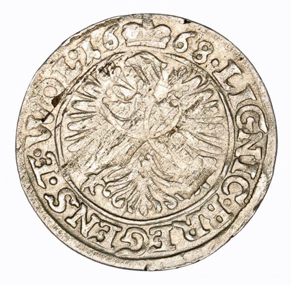 3 krajcary 1668 Christian Wołowski Księstwo Brzesko Legnicko Wołowskie Brzeg (2)