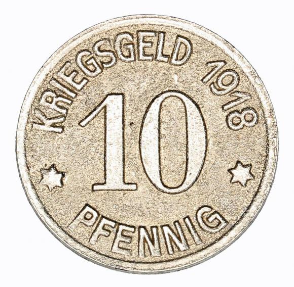 10 fenigów 1918 Koblencja Nadrenia (1)