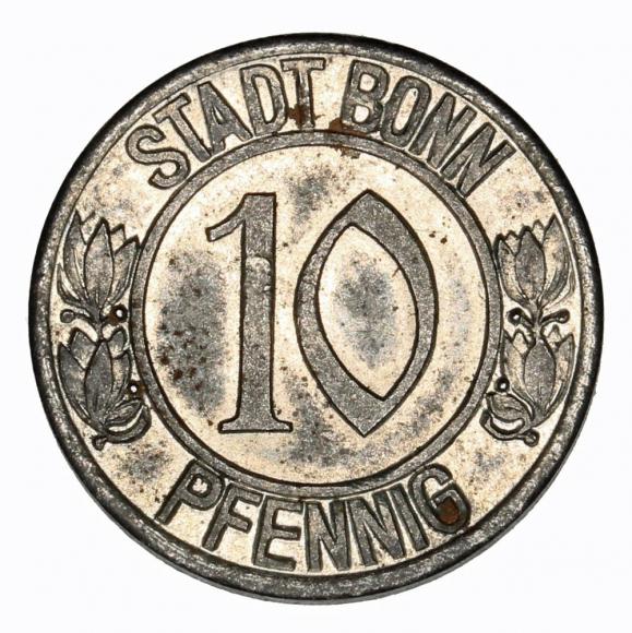 10 fenigów 1920 Bonn Nadrenia (1)