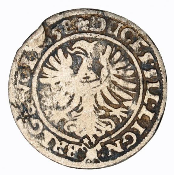 3 krajcary 1658 Jerzy III Ludwik IV Chrystian Księstwo Brzesko Legnicko Wołowskie Brzeg (2)