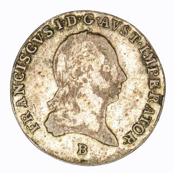 3 krajcary 1818 Franciszek II Habsburg Austria Kremnica (1)
