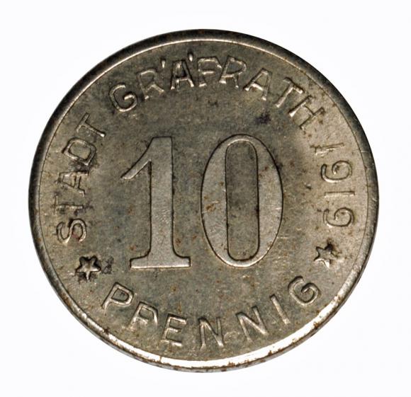 10 fenigów 1919 Grafrath Nadrenia (1)