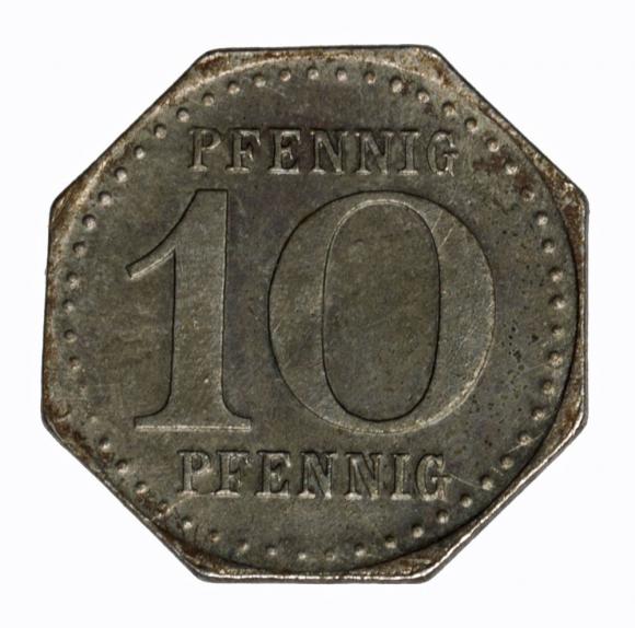 10 fenigów 1919 Naumburg Saksonia (1)