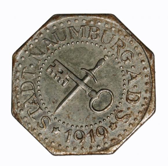 10 fenigów 1919 Naumburg Saksonia (2)